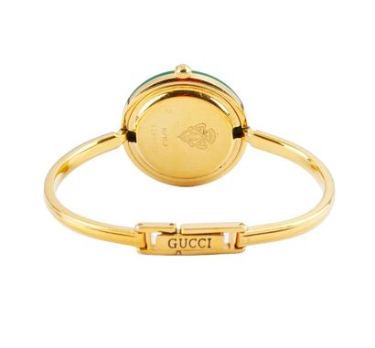 GUCCI
Montre- bracelet Gucci en métal doré,...