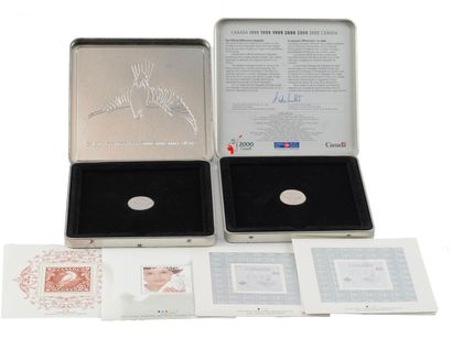 CANADA 1999-2000
Lot comprenant deux (2)...