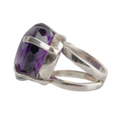 ARGENT, AMÉTHYSTE / SILVER, AMETHYST
Bague...