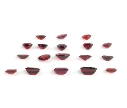 GRENAT / GARNET
Lot de grenats almandin de...