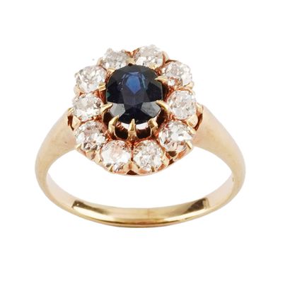 14K GOLD, SAPPHIRE
14K yellow gold ring set...