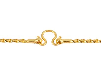 20K GOLD
20K yellow gold chain with fancy...