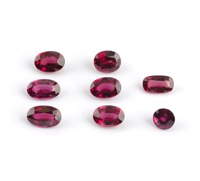 GRENAT / GARNET
Lot de grenats rhodolite...
