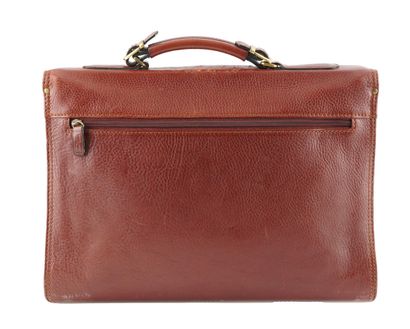 FRANCINEL
Sac porte document en cuir marron,...