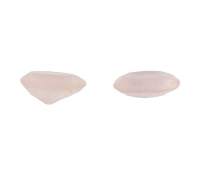 QUARTZ ROSE
Lot de 2 quartz roses:
-8.9ct...