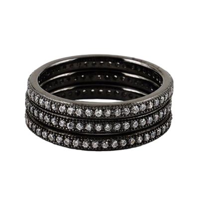 BAGUES JONC ARGENT 
Lot de 3 bagues joncs...