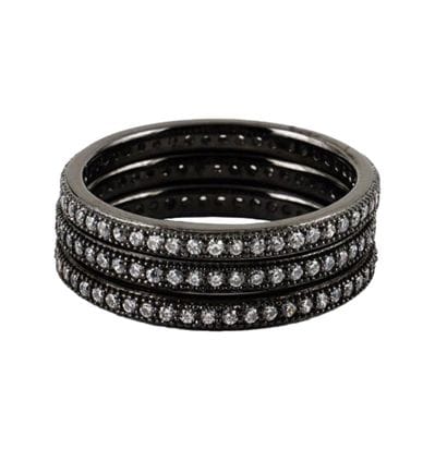 BAGUES JONC ARGENT 
Lot de 3 bagues joncs...