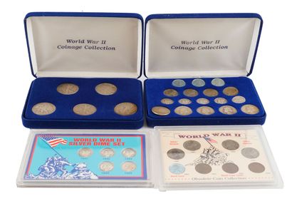 WORLD WAR II
Lot comprenant :
-2 coffrets...