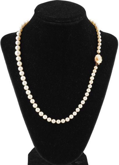 PERLES, OR 10K / PEARLS, 10K GOLD
Collier...