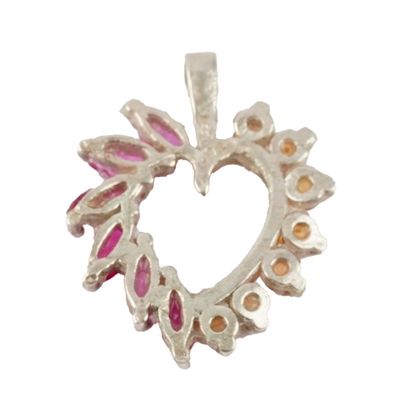 SILVER, SAPPHIRES
Silver pendant set with...