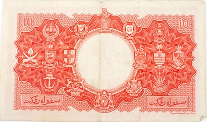 MALAYA, BRITISH BORNEO
Un billet de 10 Dollars,...
