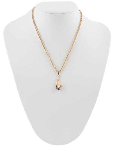 OR 10K / 10K GOLD
Chaîne et pendentif en...
