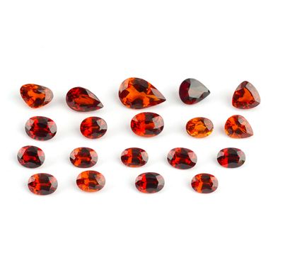 GRENAT / GARNET
Lot de grenats spessartite...