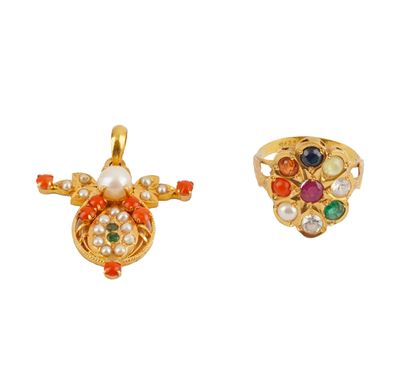 20K GOLD
20K Yellow Gold Ring and Pendant...