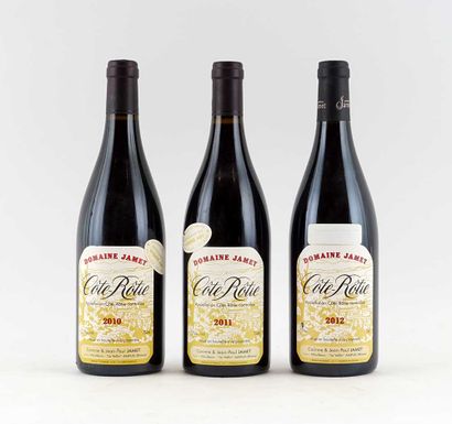 Côte-Rôtie 2010, 2011 2012, Jamet - 3 bo...