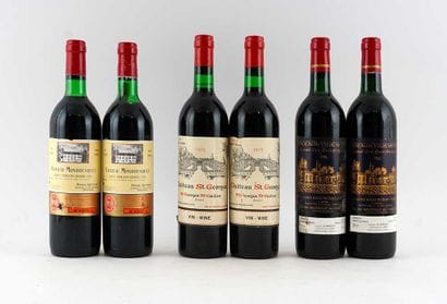 Château Monbousquet 1975, Château Saint-Georges...