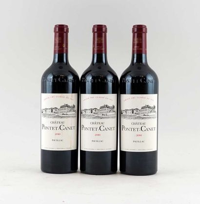 Château Pontet-Canet 2010 - 3 bouteilles