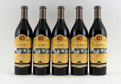 Caymus Cabernet Sauvignon 2012 - 5 bouteilles...