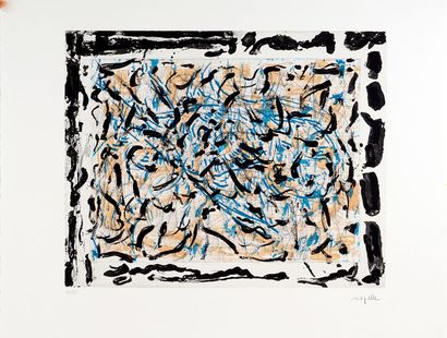 RIOPELLE, Jean-Paul (1923-2002)
Les mouches...
