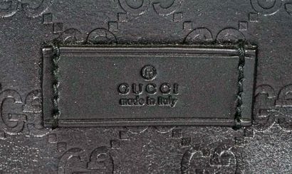 GUCCI 
Gucci Guccissima tote bag in black...