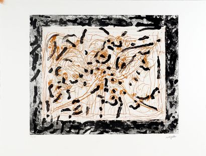 RIOPELLE, Jean-Paul (1923-2002)
Les mouches...