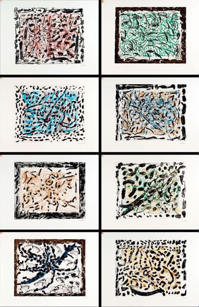 RIOPELLE, Jean-Paul (1923-2002)
Les mouches...