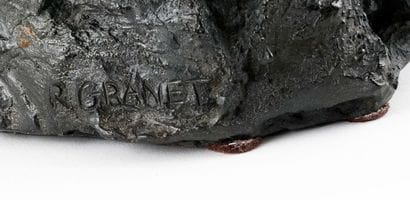 GRANET, Roseline (1936-)
Untitled - Owl
Bronze
Signed...