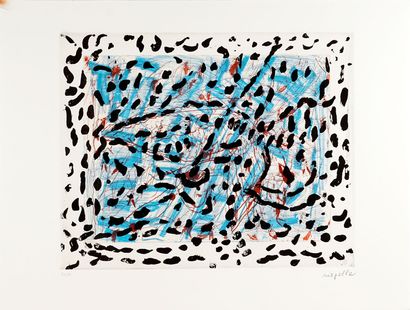 RIOPELLE, Jean-Paul (1923-2002)
Les mouches...
