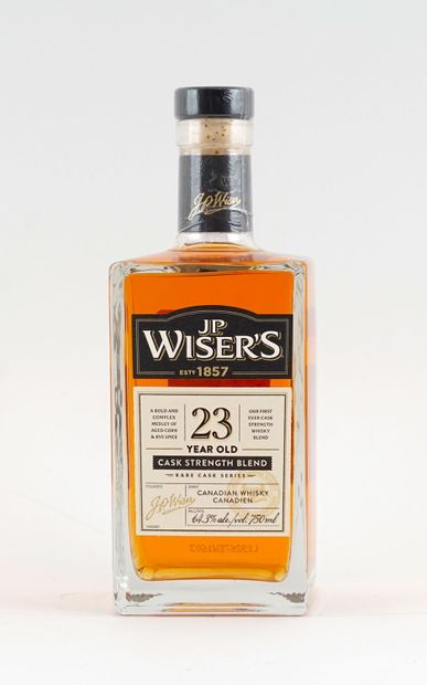 J.P. Wiser's 23 Year Old Cask Strength Blend...
