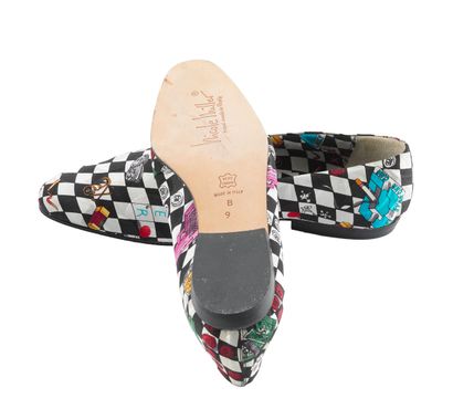 NICOLE MILLER
Nicole Miller shoes in stamped...