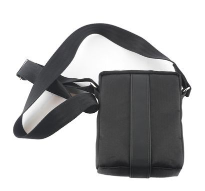 HERMÈS
Hermès shoulder bag in black canvas...