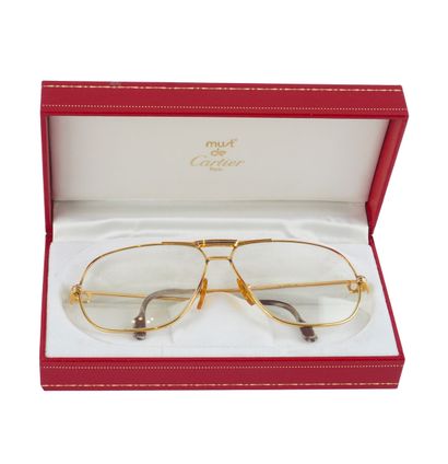 CARTIER
Cartier gold-plated spectacle frame,...