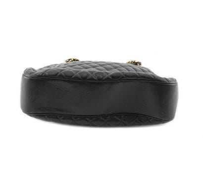 CHANEL
Quilted black leather Chanel bag,...