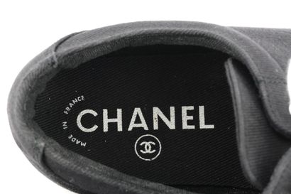 CHANEL
Chanel sneakers in black and white...