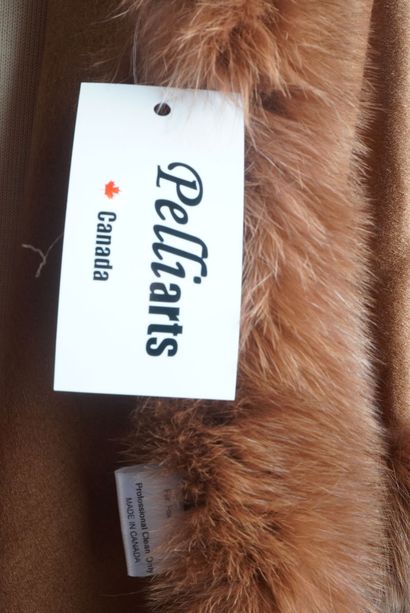 SAGAFURS
Sagafurs Poncho in caramel-colored...