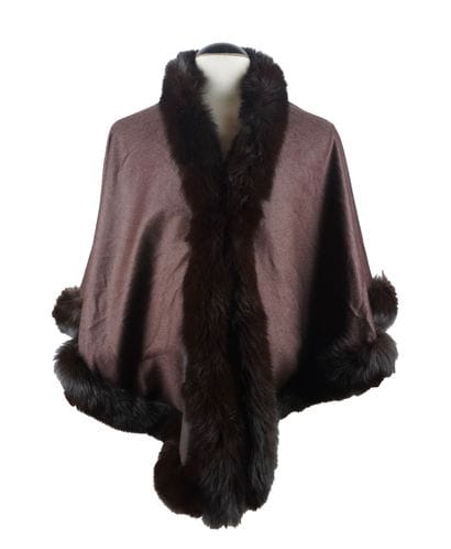 SAGAFURS
Sagafurs Poncho in brown wool and...