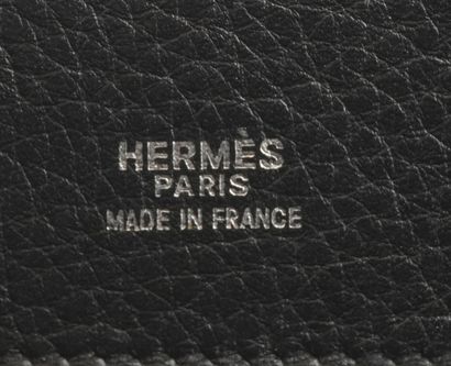 HERMÈS
Hermès bag in black leather, one shoulder...