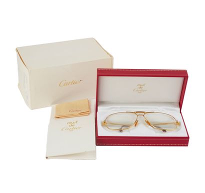 CARTIER
Cartier gold-plated spectacle frame,...