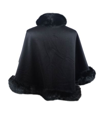 SAGAFURS
Sagafurs Poncho in black wool and...