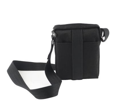 HERMÈS
Hermès shoulder bag in black canvas...