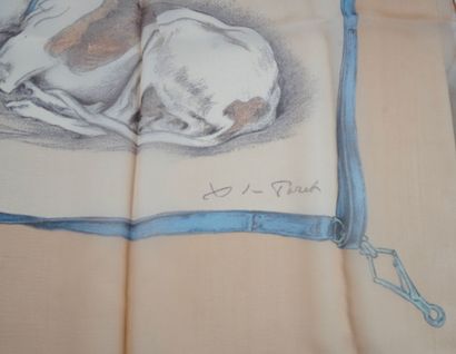 HERMÈS
Hermès scarf in 100% silk
86 x 86...