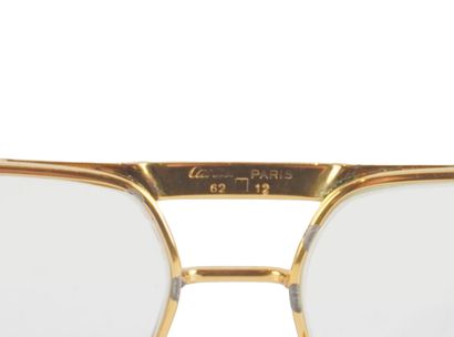 CARTIER
Cartier gold-plated spectacle frame,...