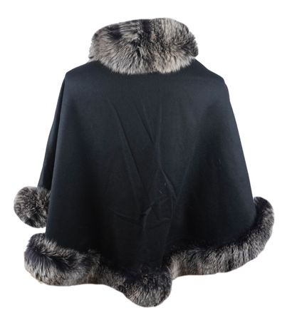 SAGAFURS
Sagafurs Poncho in black wool and...