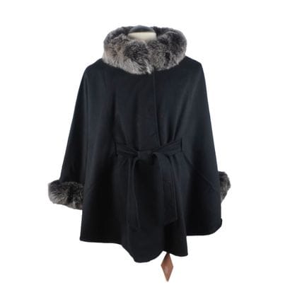 LORO PIANA
Loro Piana poncho in black wool...