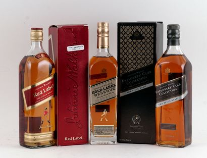 Johnnie Walker Red Label, Gold Label Reserve...