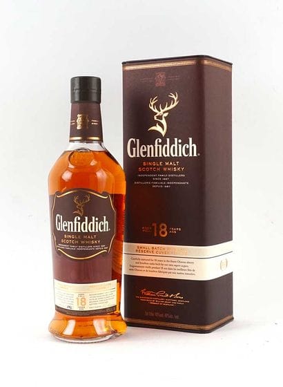 Glenfiddich 18 Years Old Single Malt Scotch...