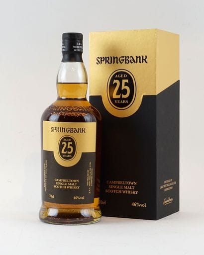 Springbank 25 Year Old Single Malt Scotch...
