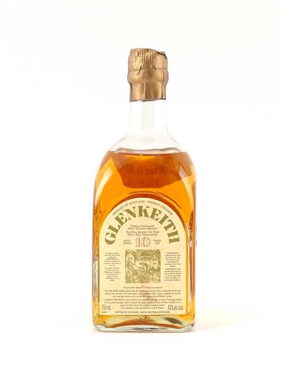 Glen Keith 10 Year Old Single Malt Scotch...