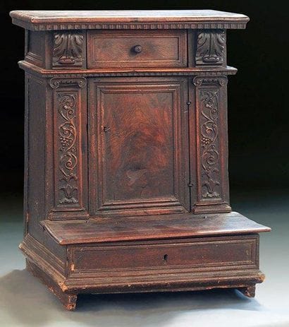 Prie-Dieu en noyer d?époque renaissance....