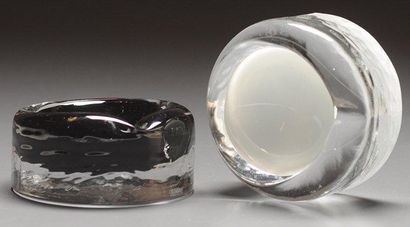 MURANO - ALFREDO BARBINI
Suite de deux cendriers...